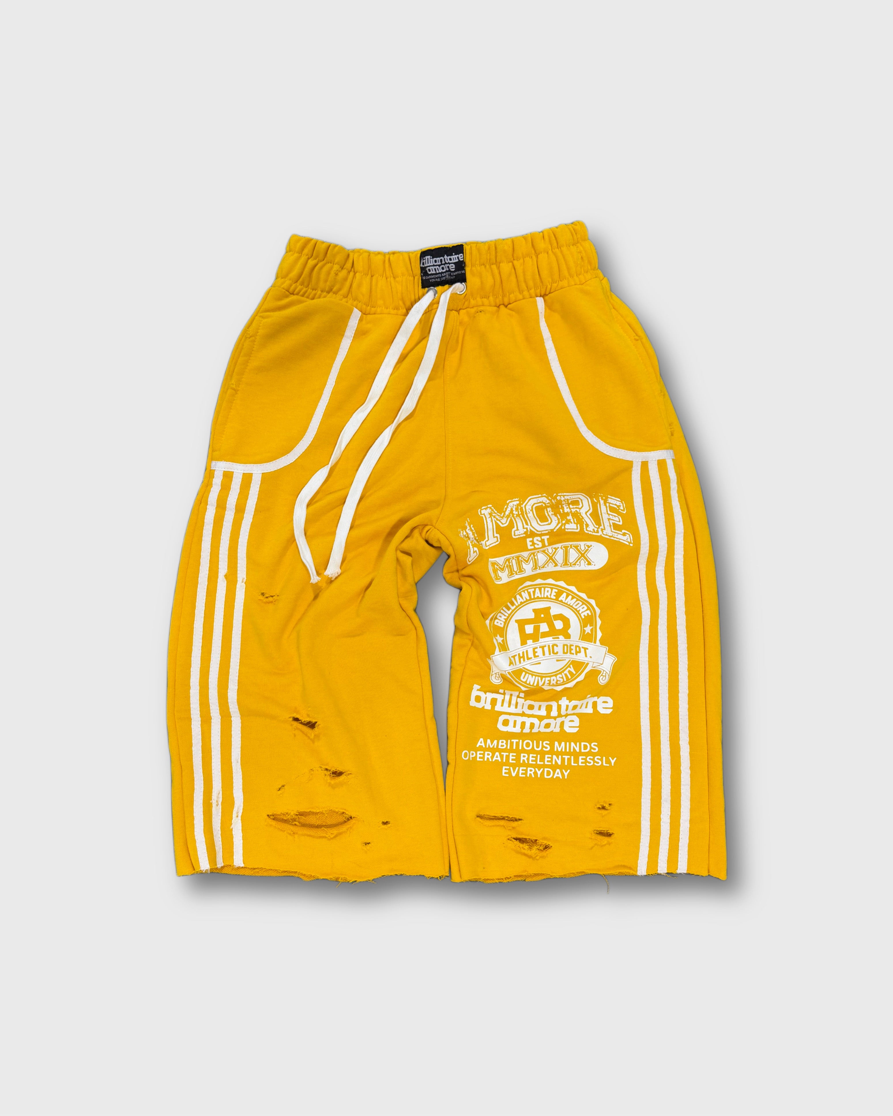AMORE 3/4 Shorts [YELLOW]